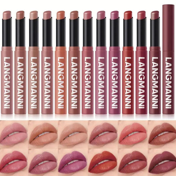 1pc Matte Lipstick, Easy to Color Lipstick Pen, Easy to Color Moisturizing Lipstick, Natural Moisturizing Lipstick